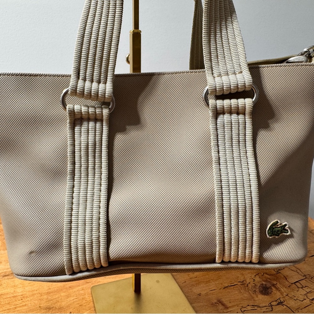 Lacoste Tan Satchel Bag